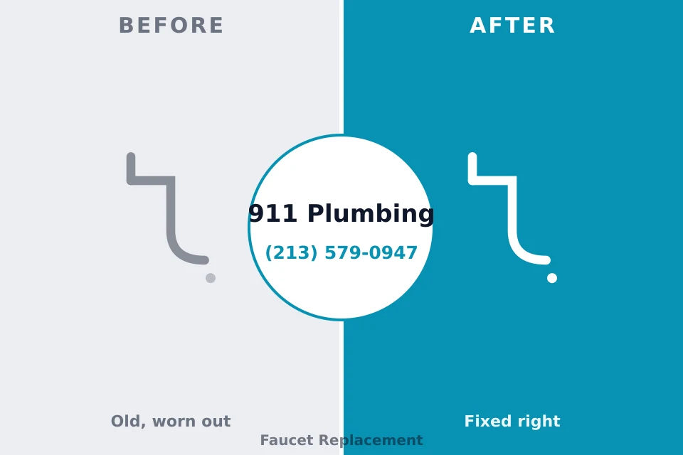 Before and after: plumbing company Whitesboro, NJ
